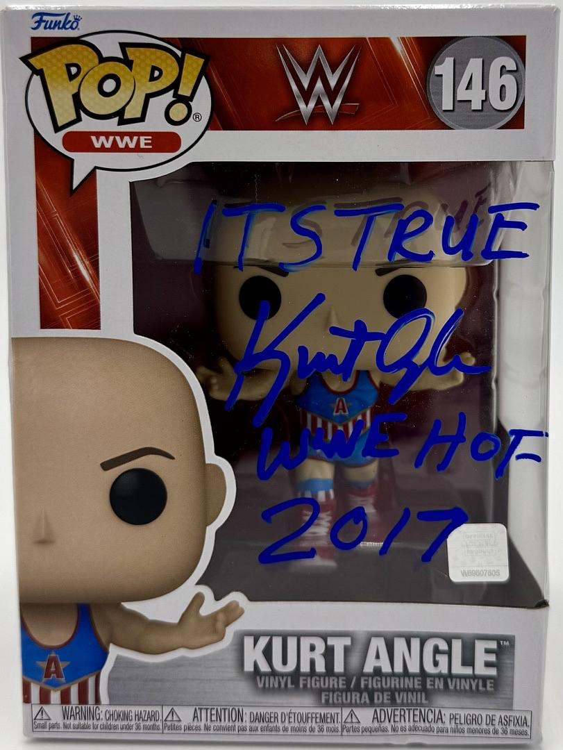 Kurt Angle signed Funko #146 - Official Pix COA